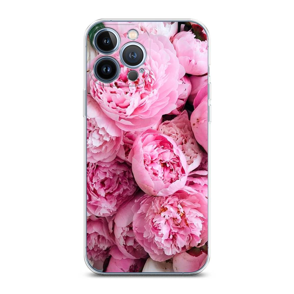 фото Чехол на apple iphone 13 pro max "розовые пионы" case place