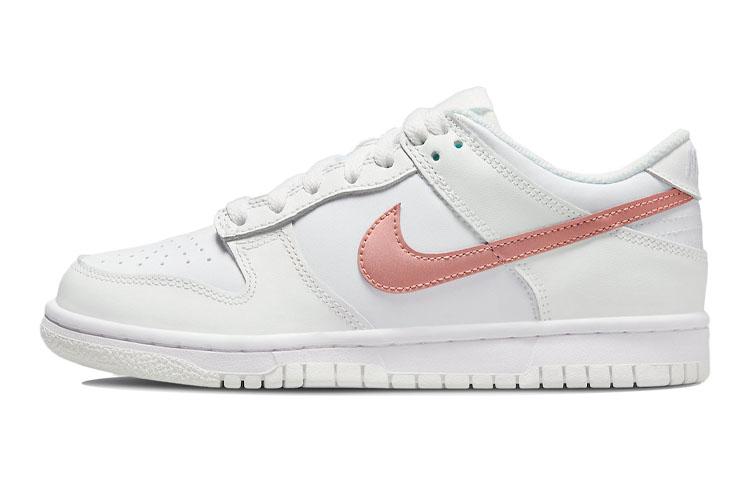 

Кеды унисекс Nike Dunk Low GS белые 38 EU, Белый, Dunk Low GS