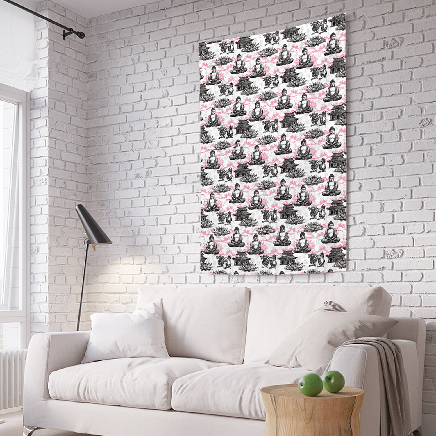 

Вертикальное фотопанно на стену JoyArty Символы буддизма 150x200 см, Символы буддизма