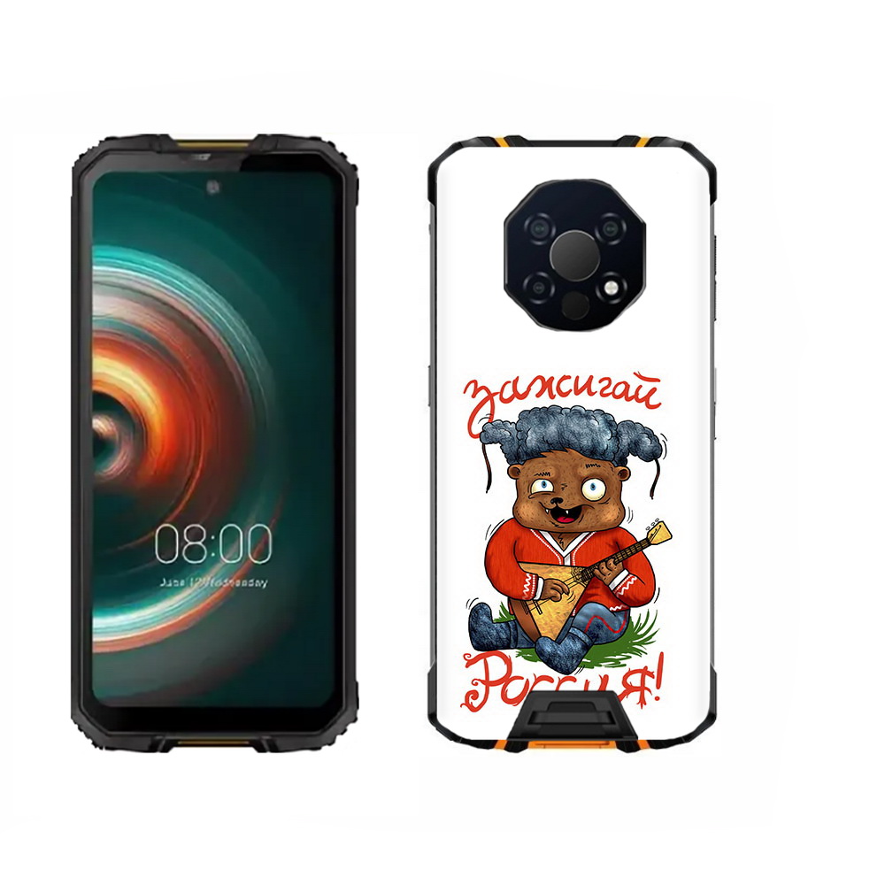

Чехол MyPads Tocco для Oukitel WP13 Зажигай Россия, Прозрачный, Tocco