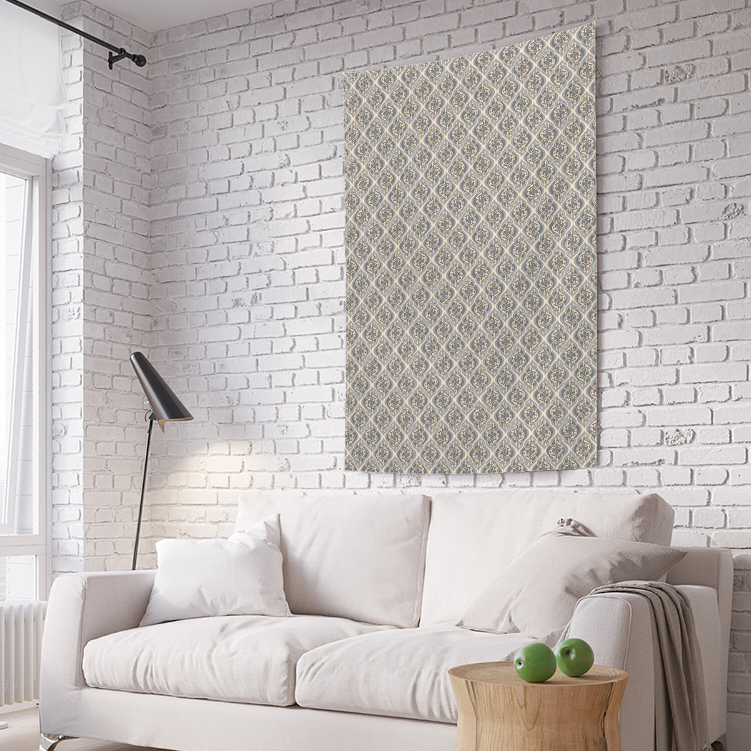 

Вертикальное фотопанно на стену JoyArty Флористический орнамент 150x200 см, Флористический орнамент