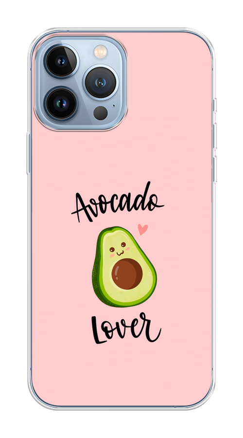 

Чехол на Apple iPhone 13 Pro Max "Avocado lover", Розовый;зеленый, 14450-1