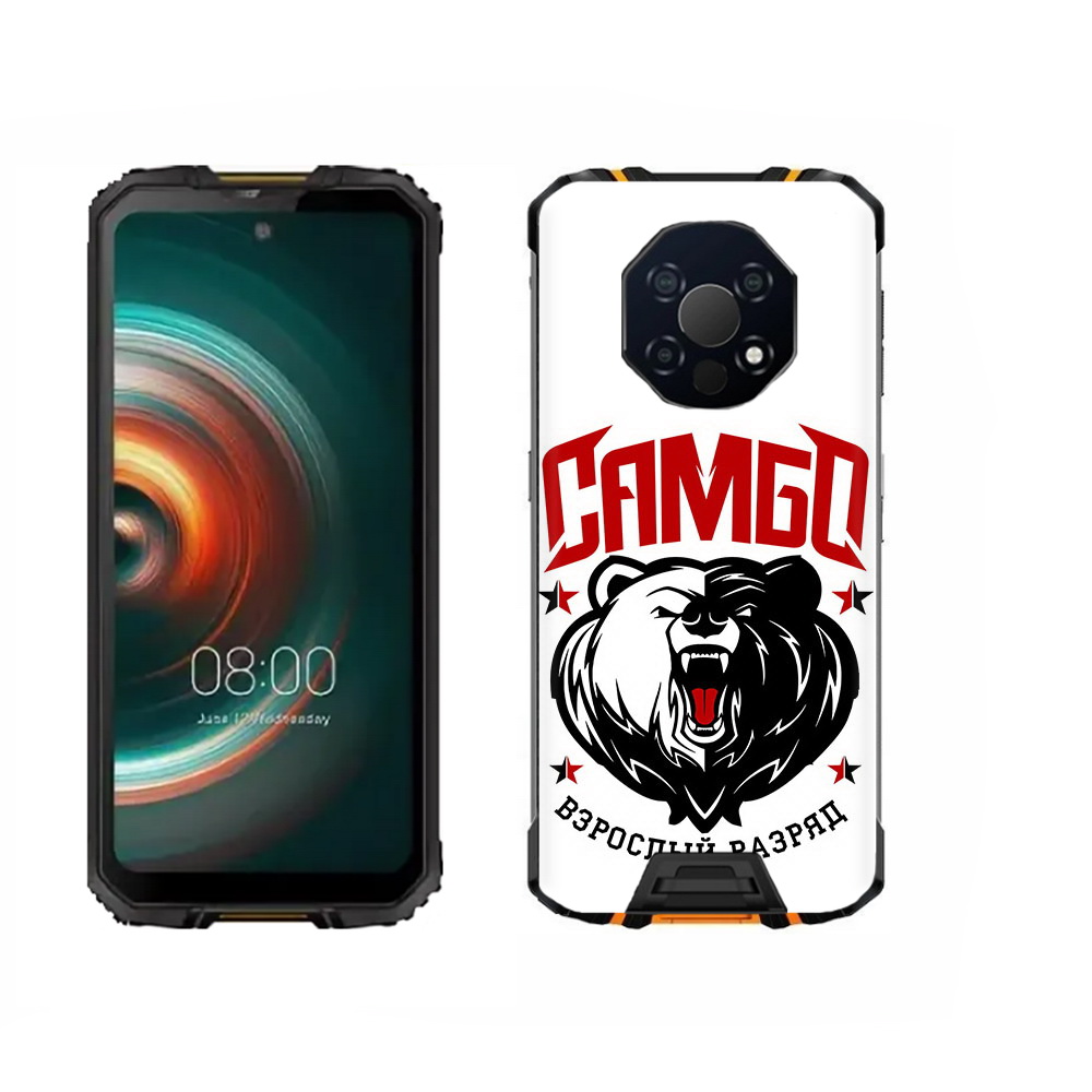 

Чехол MyPads Tocco для Oukitel WP13 Единоборства Самбо медведь, Прозрачный, Tocco
