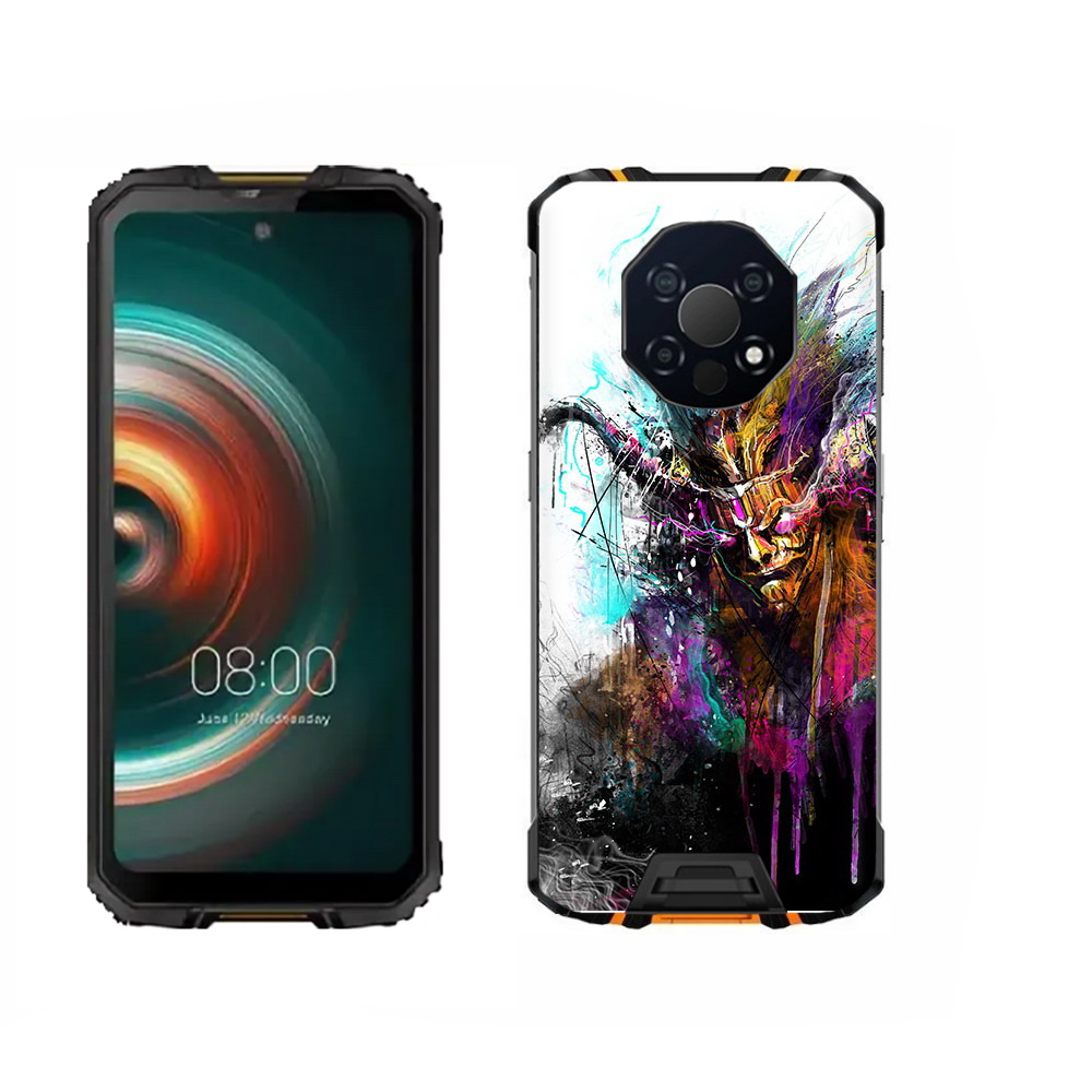 

Чехол MyPads Tocco для Oukitel WP13 яркий дьявол, Прозрачный, Tocco