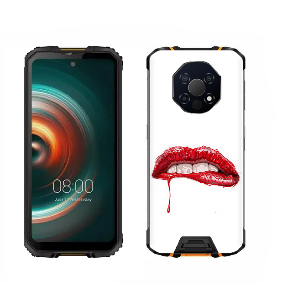 

Чехол MyPads Tocco для Oukitel WP13 яркие красные губы, Прозрачный, Tocco