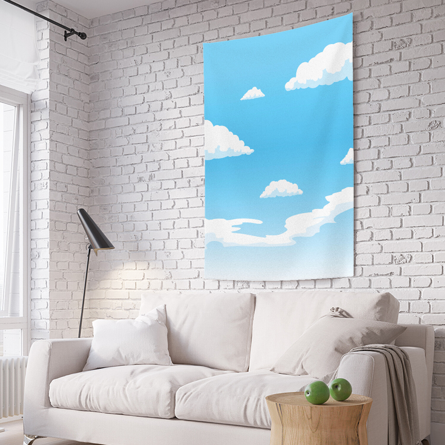 

Вертикальное фотопанно на стену JoyArty Облачное небо 150x200 см, Облачное небо