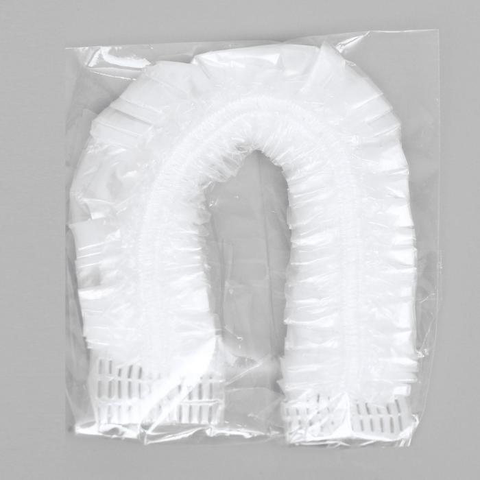 Шапочка для душа одноразовая, в индивидуальной упаковке (100 шт) белая шапочка шарлотка