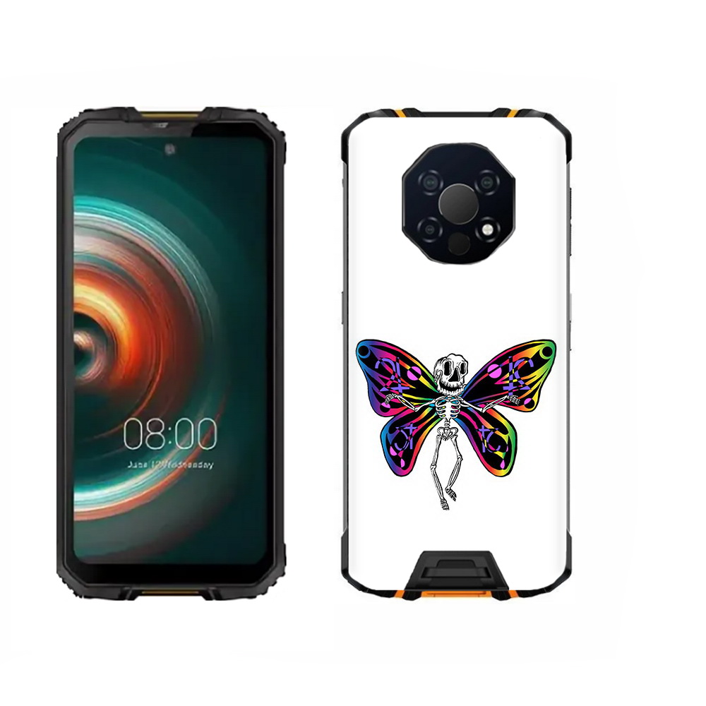 

Чехол MyPads Tocco для Oukitel WP13 эффект бабочки, Прозрачный, Tocco