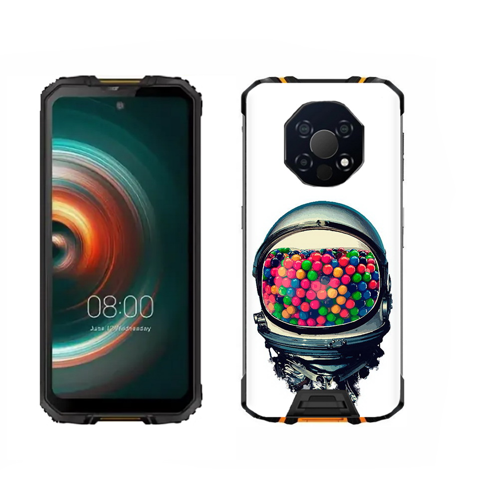 

Чехол MyPads Tocco для Oukitel WP13 шлем космонавта, Прозрачный, Tocco