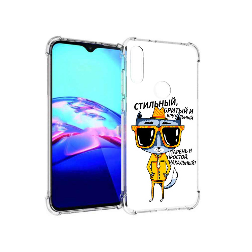 

Чехол MyPads Tocco для Motorola Moto E стильный кот (PT227064.345.625), Прозрачный, Tocco