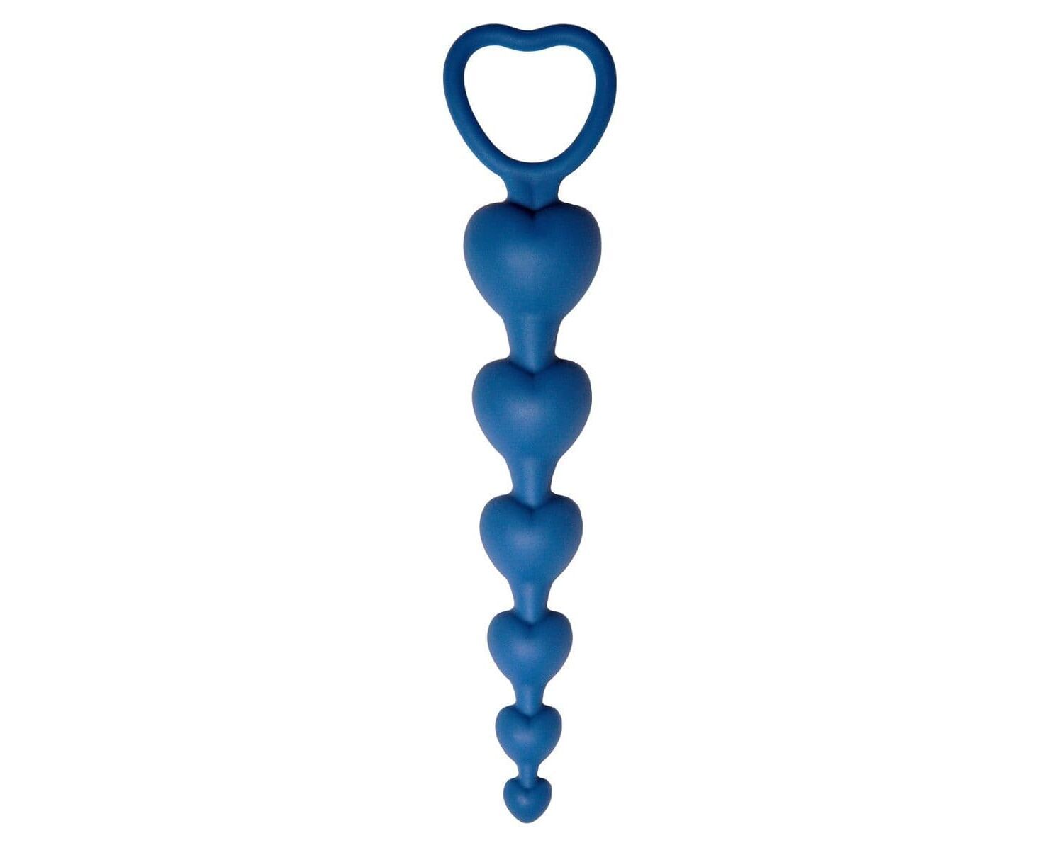 Синяя анальная цепочка Love Beam 19 см