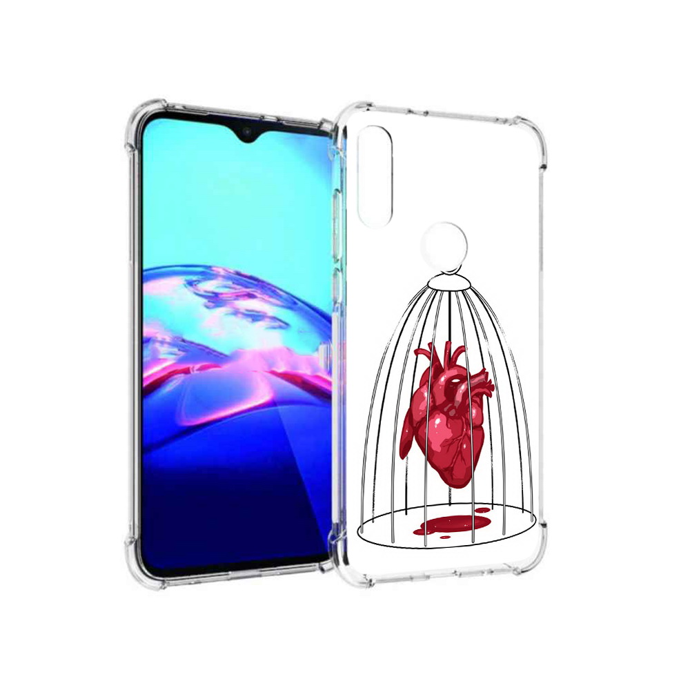 

Чехол MyPads Tocco для Motorola Moto E сердце в клетке (PT227064.345.597), Прозрачный, Tocco