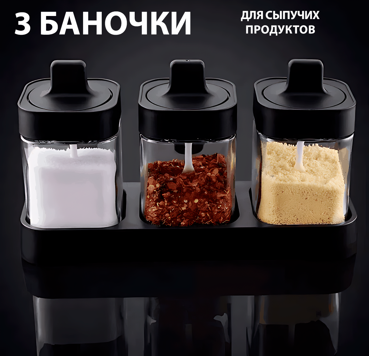 

Набор банок для специй