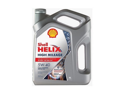 

Моторное масло Shell синтетическое 5w40 Helix High Mileage A3/B4 SN 4л