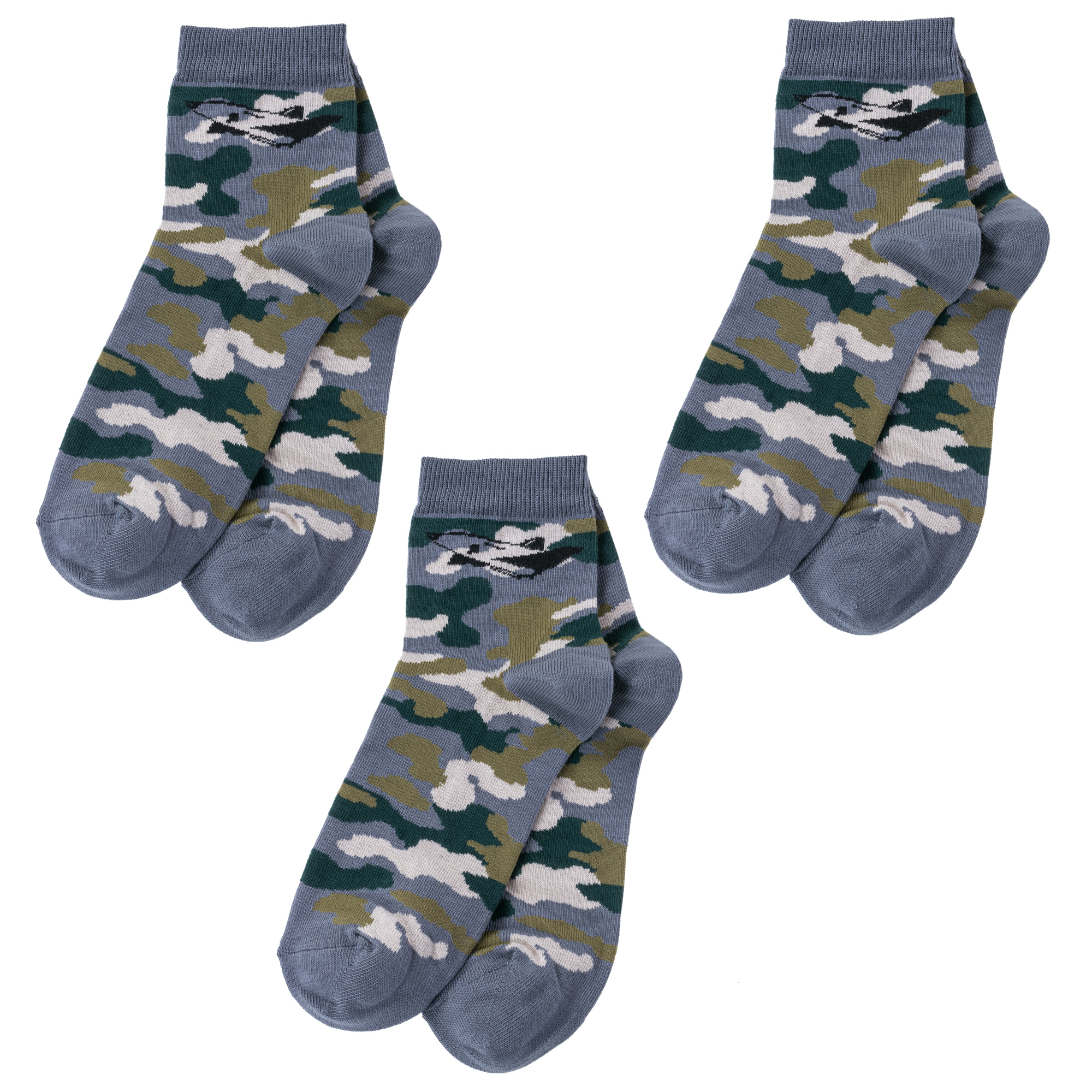 

Носки детские Носкофф 3-НД1 рис. 2065, серый, 22-24, 3-НД1