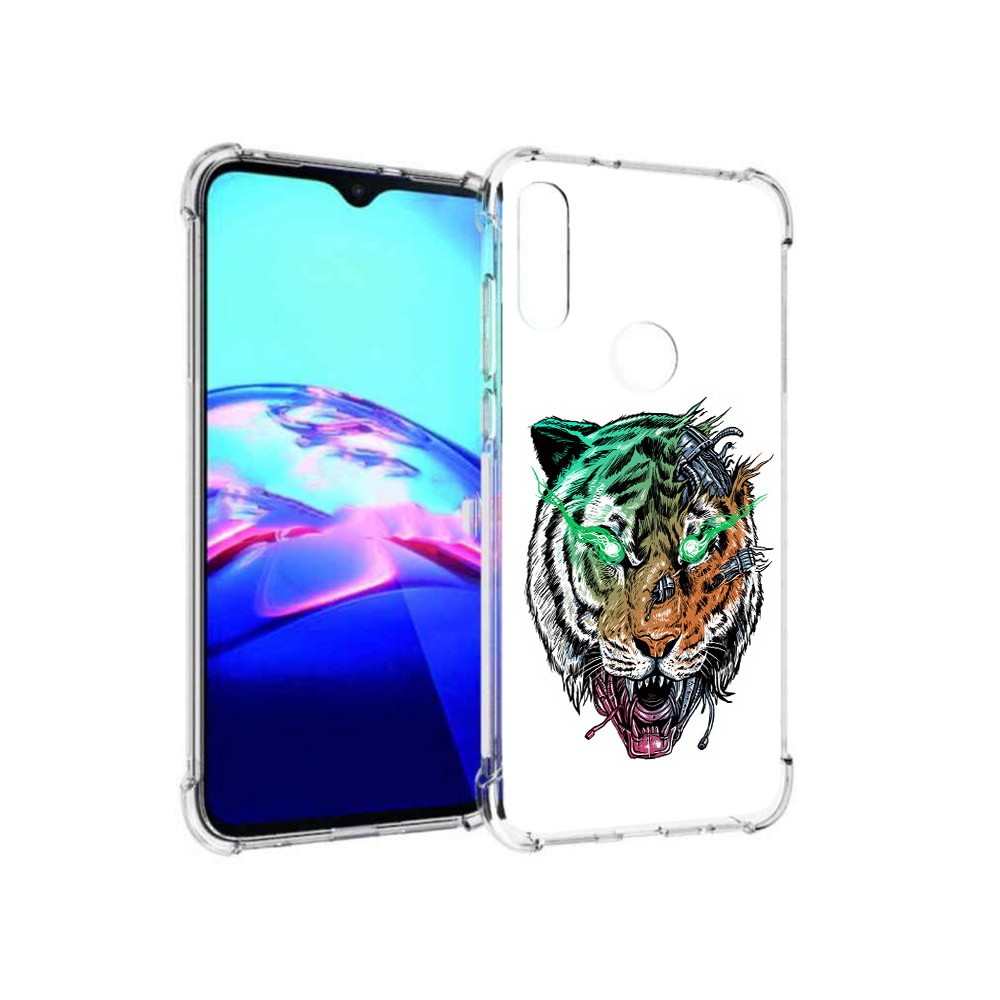 

Чехол MyPads Tocco для Motorola Moto E робо-тигр (PT227064.345.584), Прозрачный, Tocco