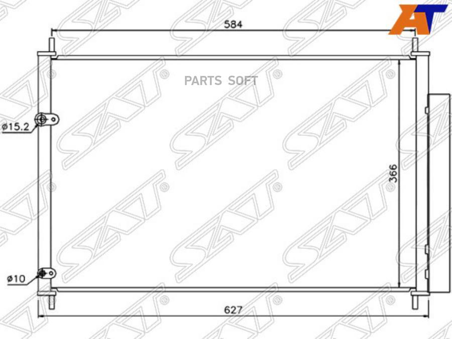 

Радиатор кондиционера TOYOTA COROLLA #ZRE140/AXIO/ALLION/PREMIO/AURIS/VERSO/AVENSIS 06