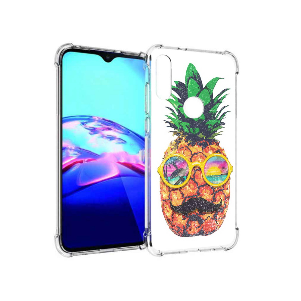 

Чехол MyPads Tocco для Motorola Moto E прикольный ананас с лицом (PT227064.345.556), Прозрачный, Tocco