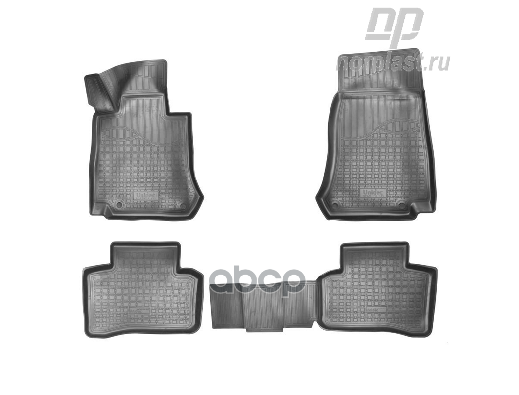 

Коврики в салон полиуретан NORPLAST MB GLC, X253 2015- /3D черный комплект NPA11-C56-525