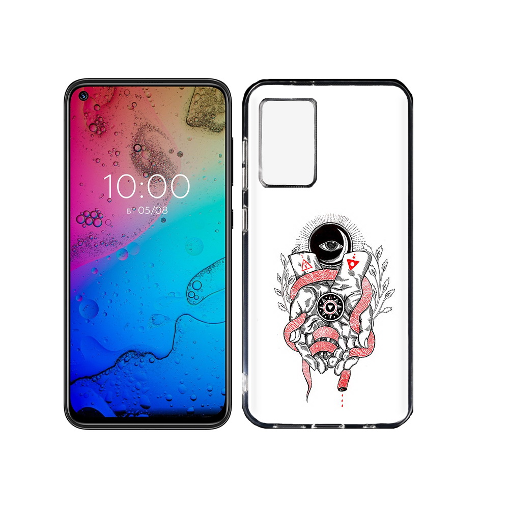 

Чехол MyPads Tocco для BQ Aurora абстрация связанные руки, Прозрачный, Tocco