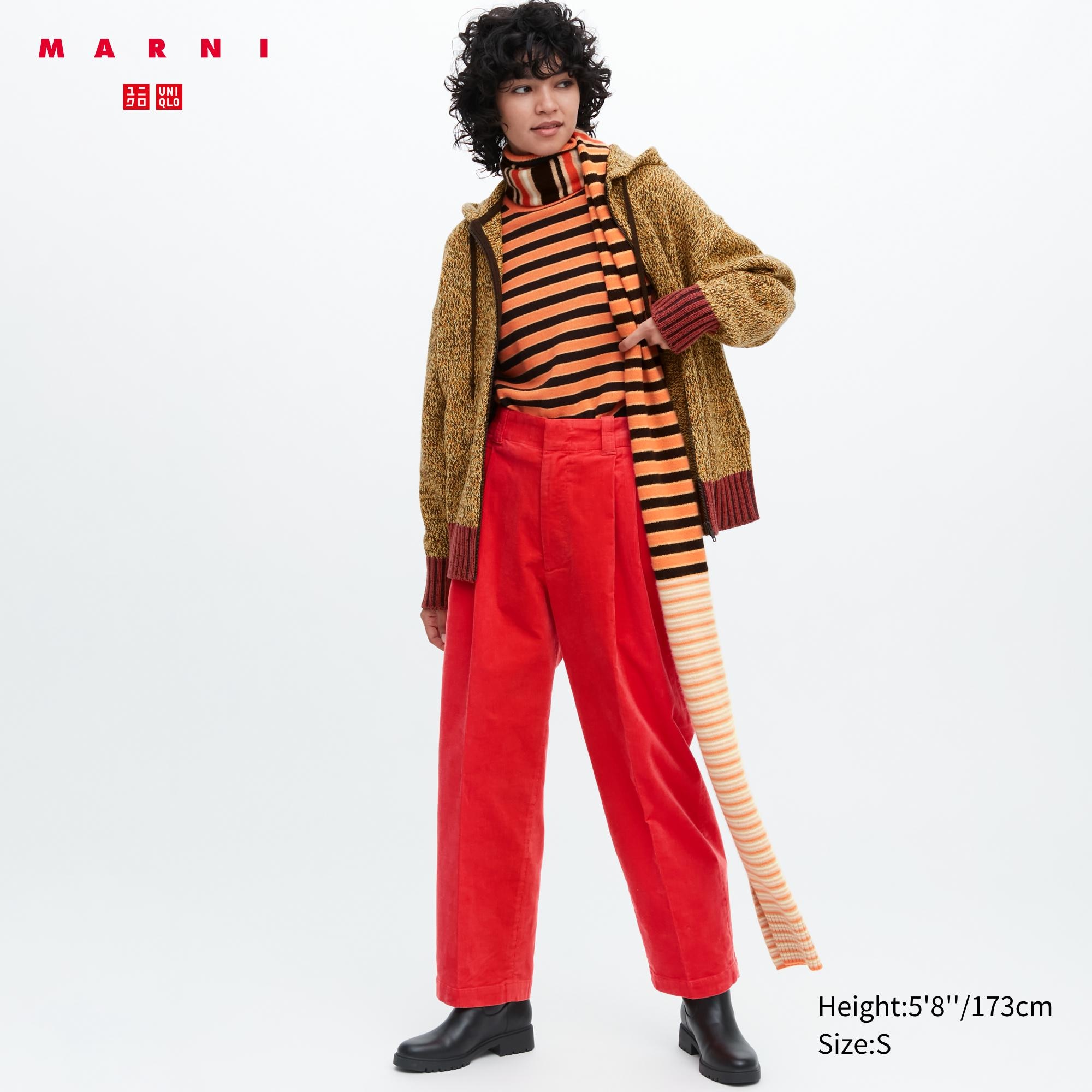 

Брюки женские UNIQLO 458270COL13 красные M (доставка из-за рубежа), 458270COL13