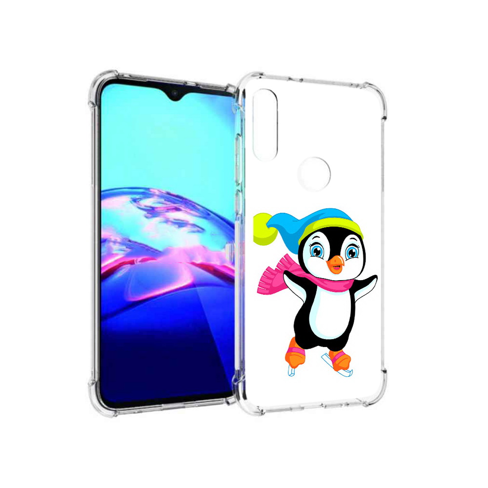

Чехол MyPads Tocco для Motorola Moto E пингвин на коньках (PT227064.345.540), Прозрачный, Tocco