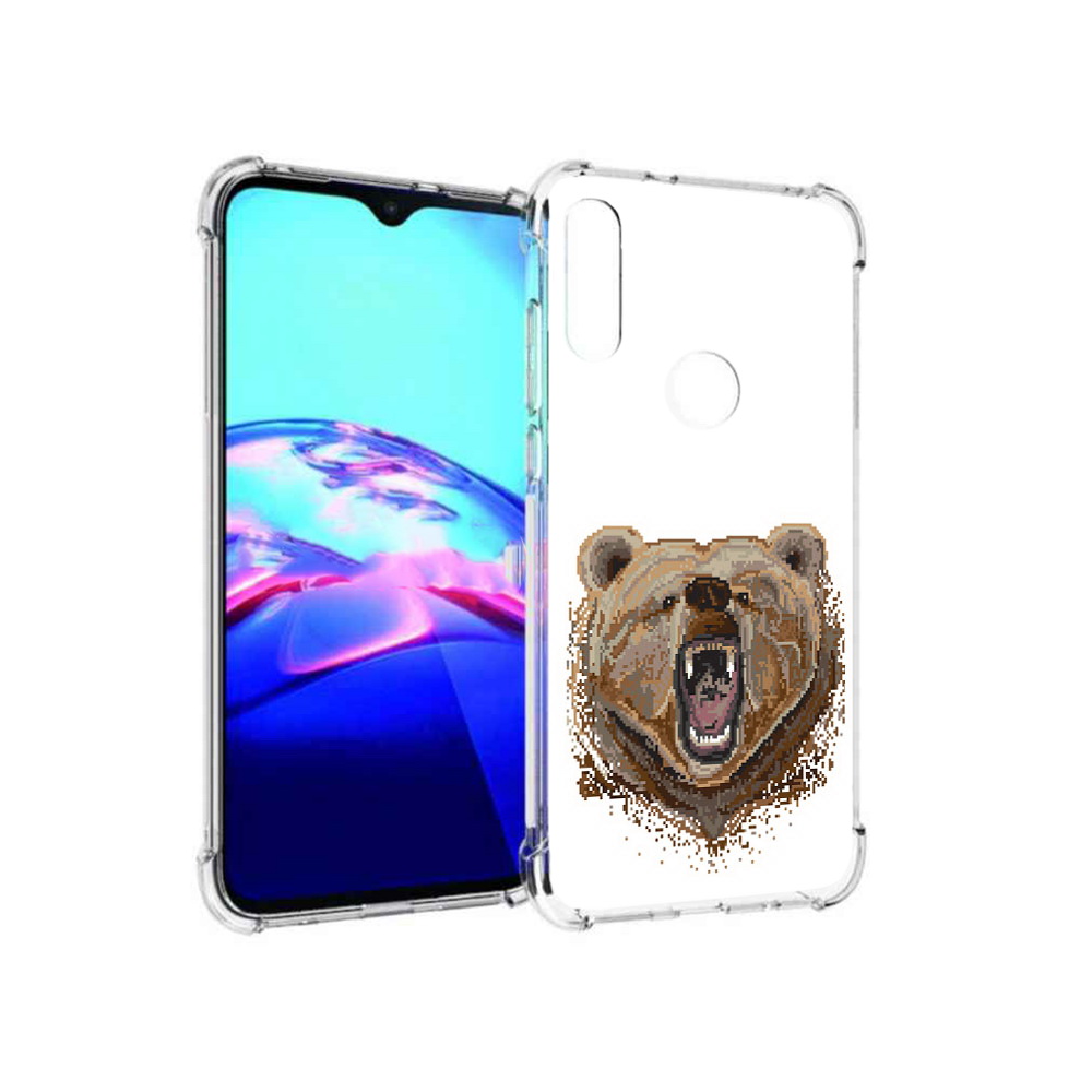 

Чехол MyPads Tocco для Motorola Moto E пиксельный медведь (PT227064.345.539), Прозрачный, Tocco