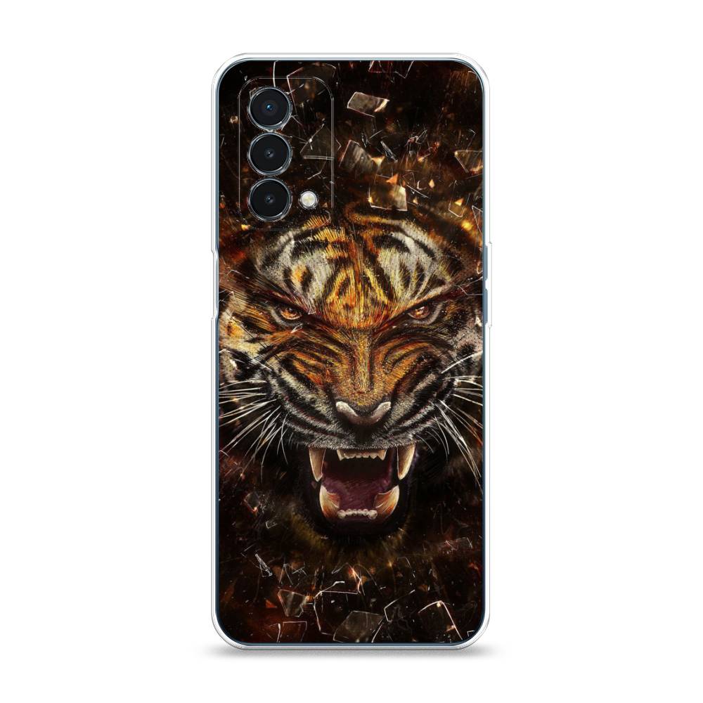 

Чехол на OnePlus Nord N200 5G "Тигр осколки", Оранжевый;серый;черный, 152250-1