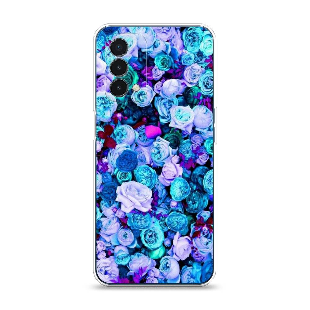 

Чехол на OnePlus Nord N200 5G "Цветочный ковер", Фиолетовый, 152250-2