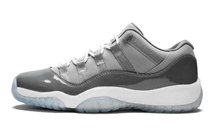 

Кроссовки унисекс Jordan Air Jordan 11 Retro Low Cool Grey GS серые 39 EU, Серый, Air Jordan 11 Retro Low Cool Grey GS