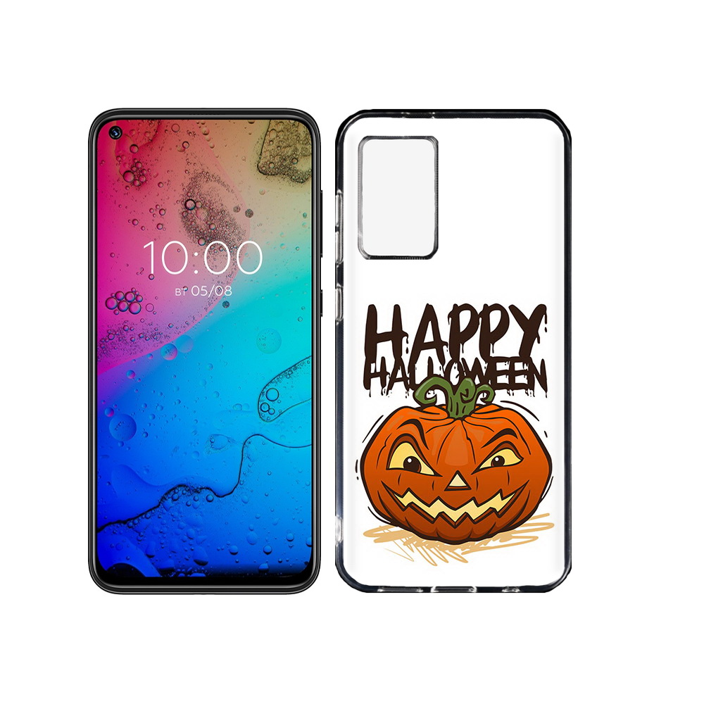 

Чехол MyPads Tocco для BQ Aurora Хэллоуин счастливый, Прозрачный, Tocco