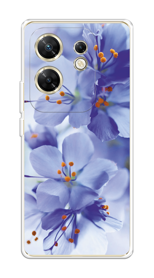 

Чехол на Infinix Zero 30 4G "Фиолетовые цветки", 3105050-1