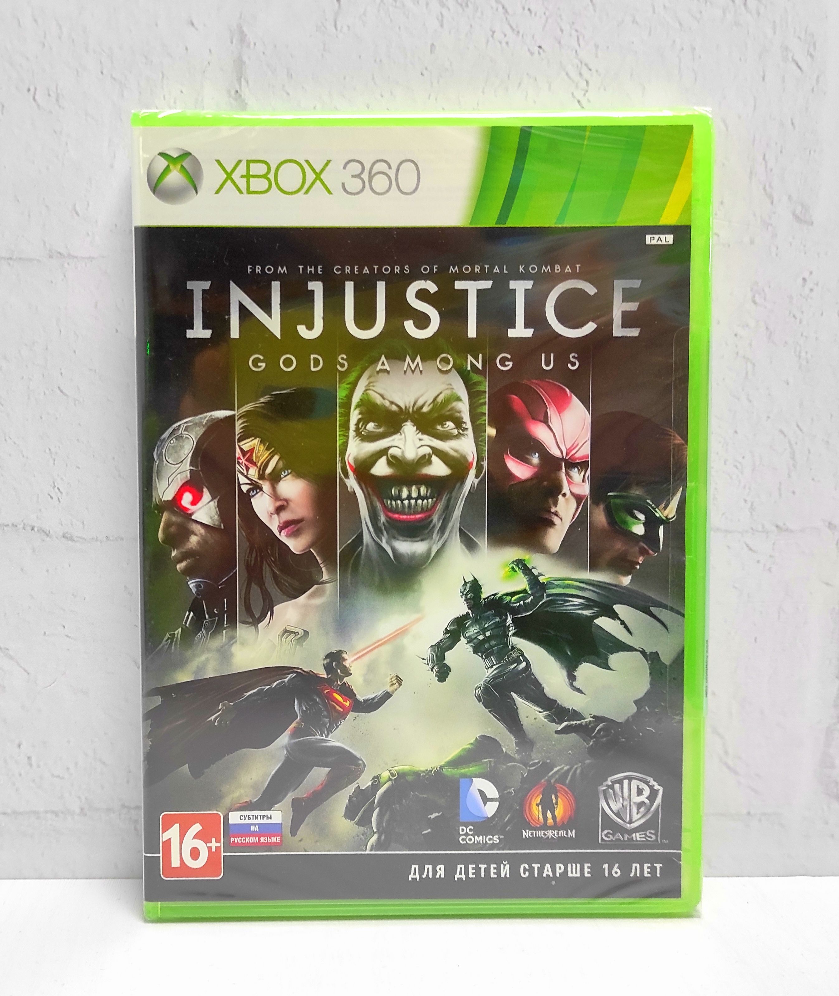 Игра Injustice Gods Among Us Русские Субтитры Xbox 360 6282₽