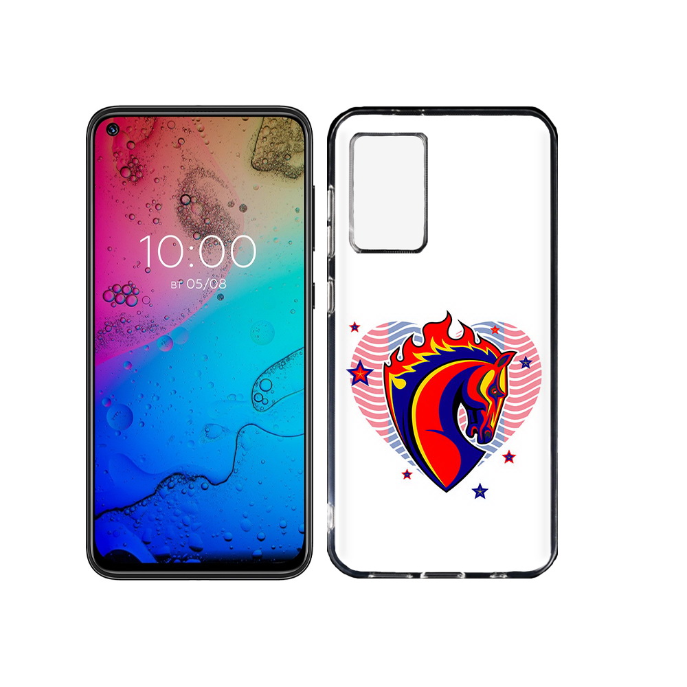 

Чехол MyPads Tocco для BQ Aurora ФК ЦСЛ Лошадь, Прозрачный, Tocco