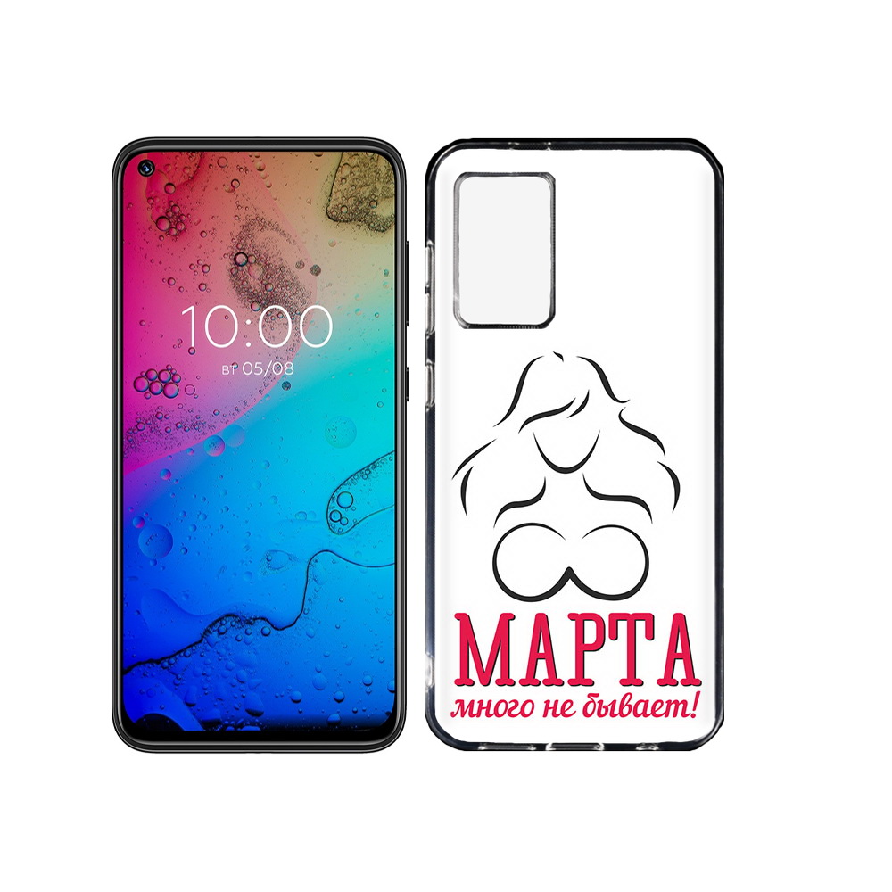

Чехол MyPads Tocco для BQ Aurora 8 марта много не бывает, Прозрачный, Tocco