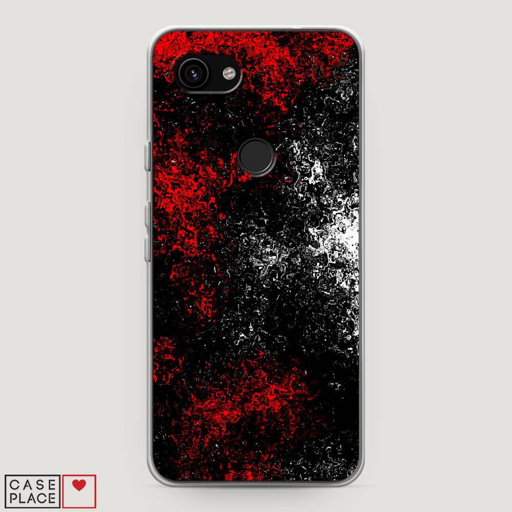 

Чехол на Google Pixel 3a "Монотипия", Красный;черный;белый, 270150-3