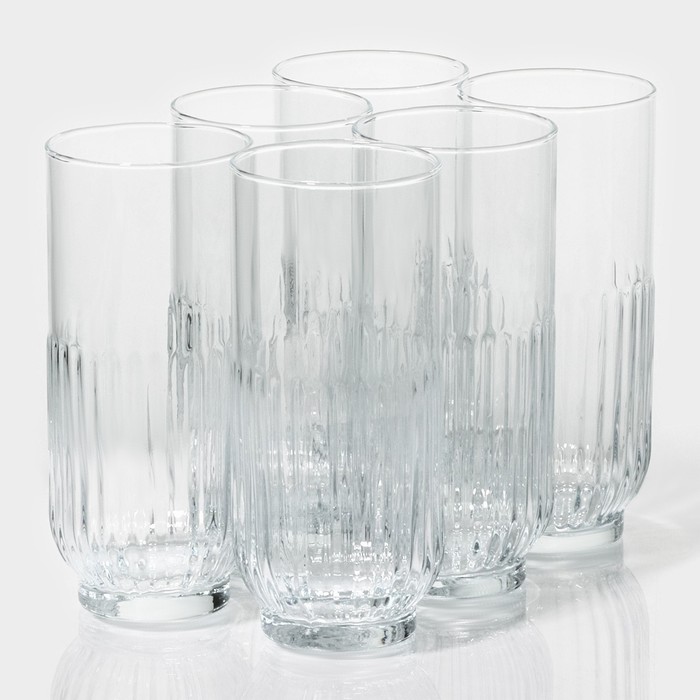 Набор высоких стаканов Lav 9946302 6 шт Токио 395 мл, 6,5х15 см