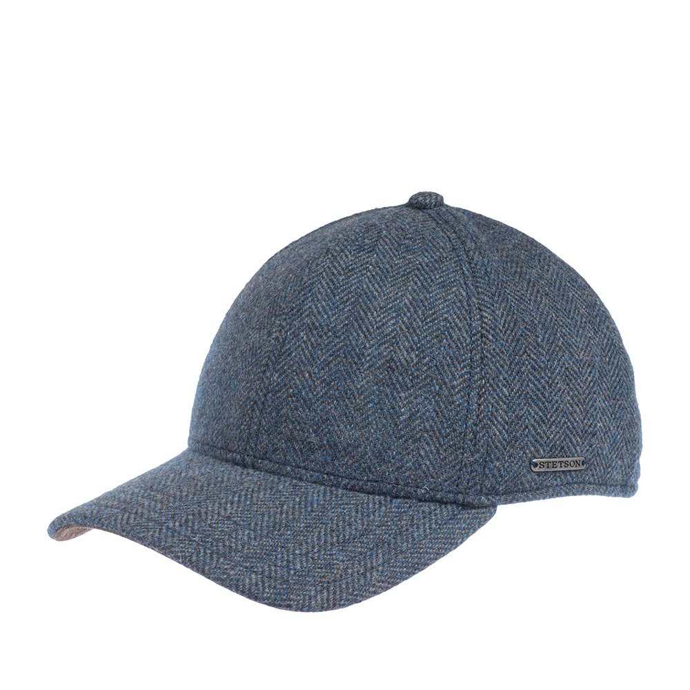 Бейсболка унисекс Stetson 7720502 WOOLRICH синяя серая р 55 10385₽