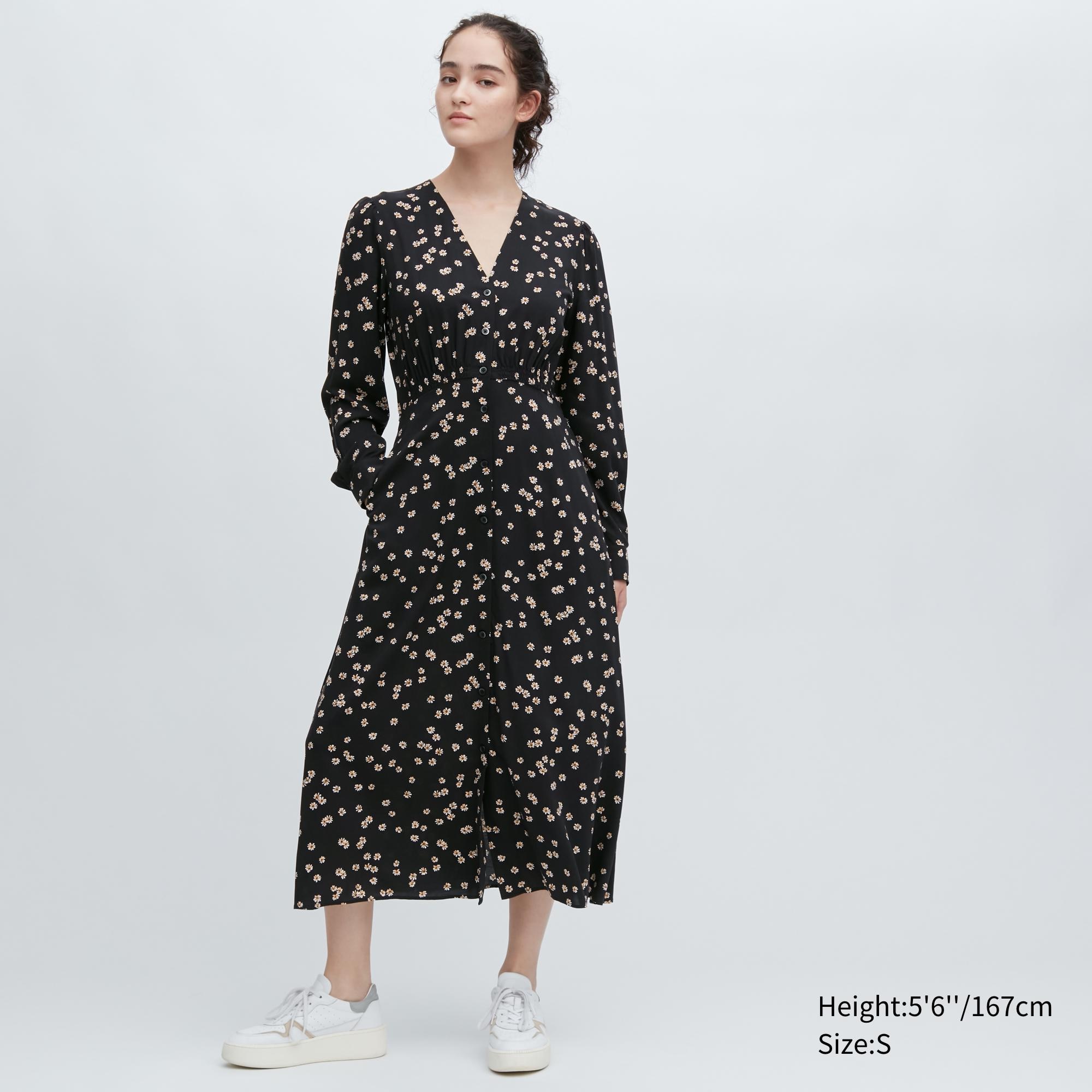 

Платье женское UNIQLO 455648COL09 черное L (доставка из-за рубежа), Черный, 455648COL09