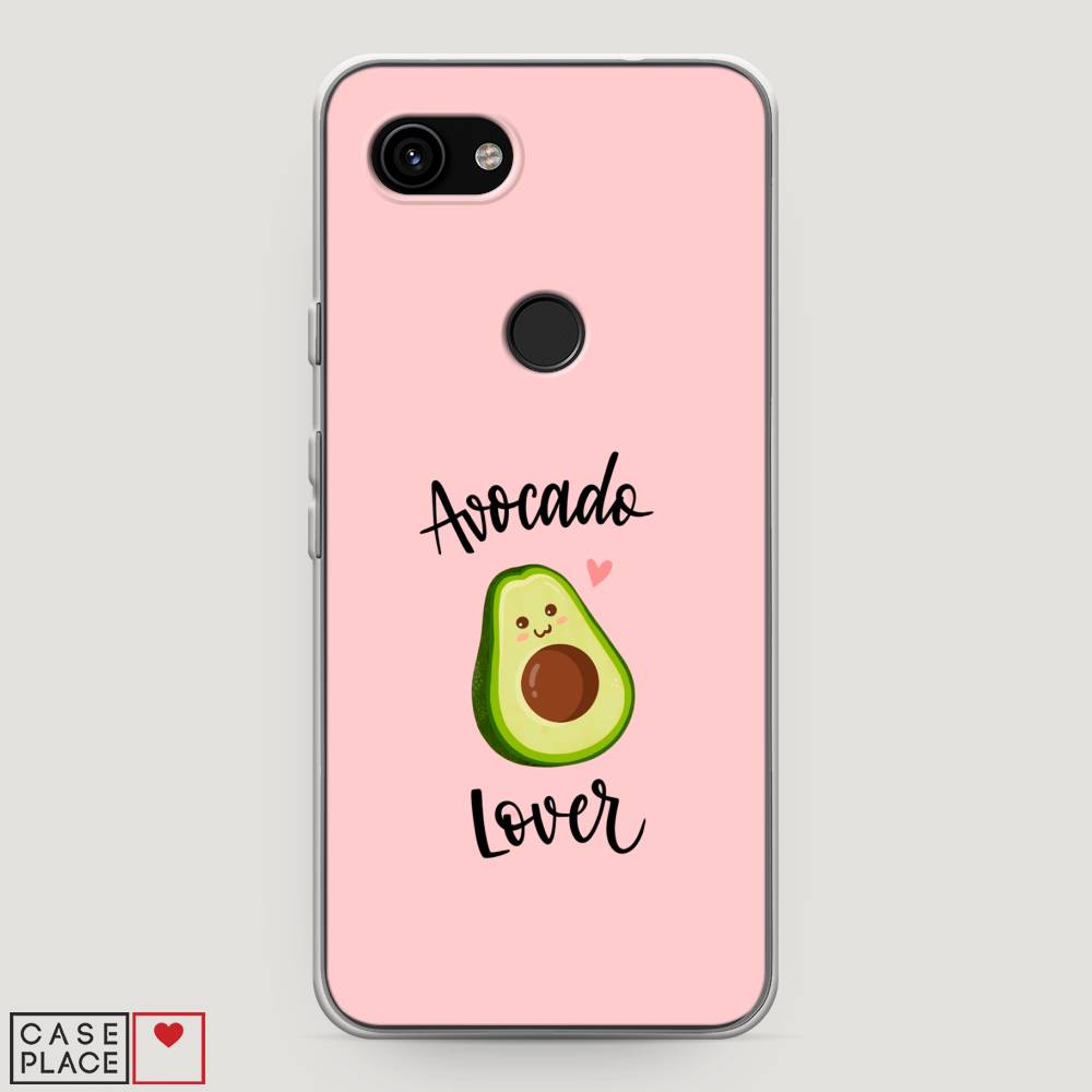 

Чехол на Google Pixel 3a "Avocado lover", Розовый;зеленый, 270150-6