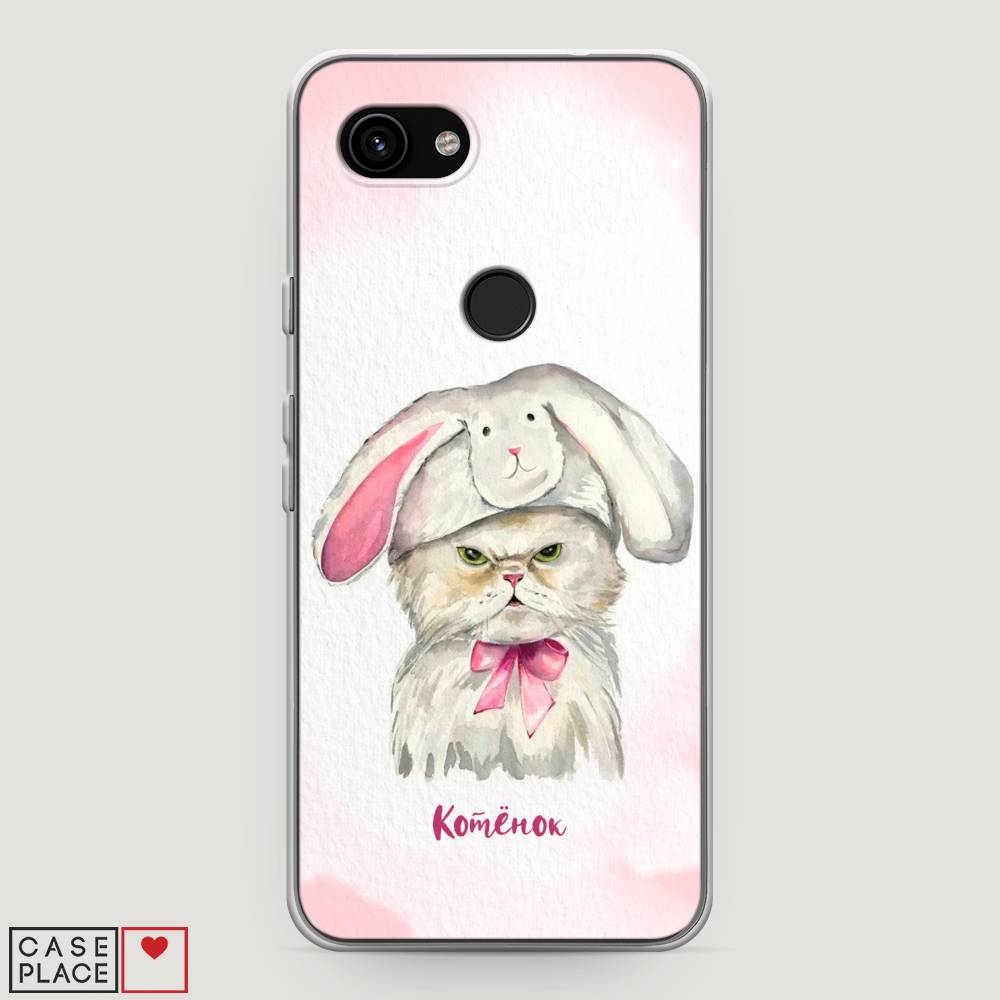 

Чехол на Google Pixel 3a "Мой котёнок", Розовый;серый, 270150-1