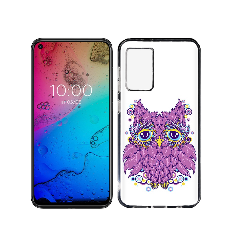

Чехол MyPads Tocco для BQ Aurora Розовая сова, Прозрачный, Tocco
