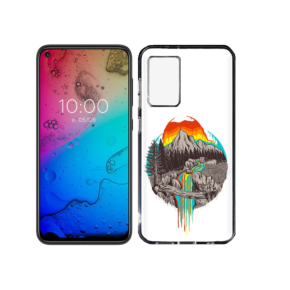 

Чехол MyPads Tocco для BQ Aurora Радужный водопад, Прозрачный, Tocco