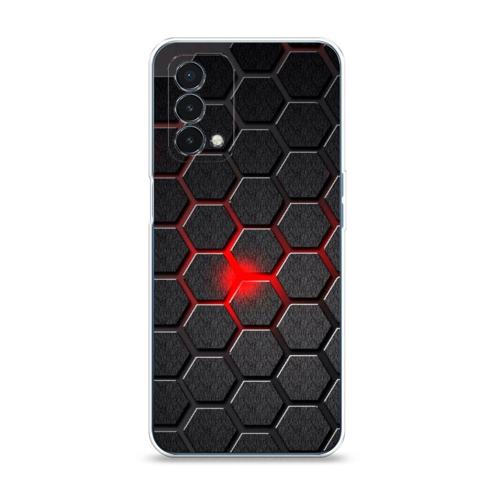 

Чехол на OnePlus Nord N200 5G "Соты красные", Красный;черный;серый, 152250-3
