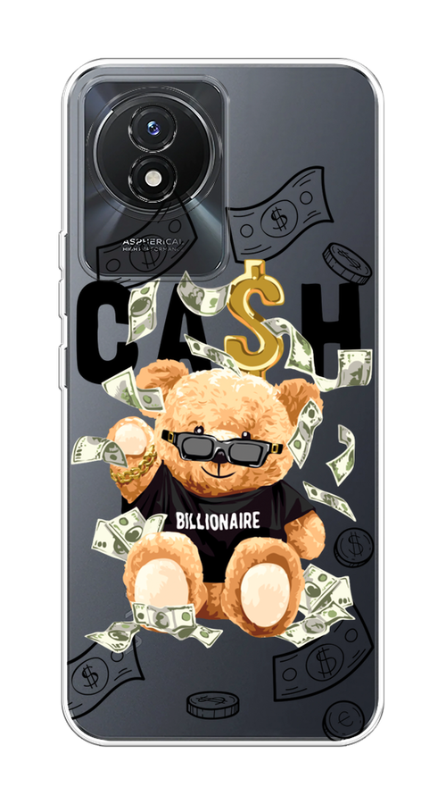 

Чехол на Vivo Y02 "Big cash", Черный;серый;бежевый, 268150-6
