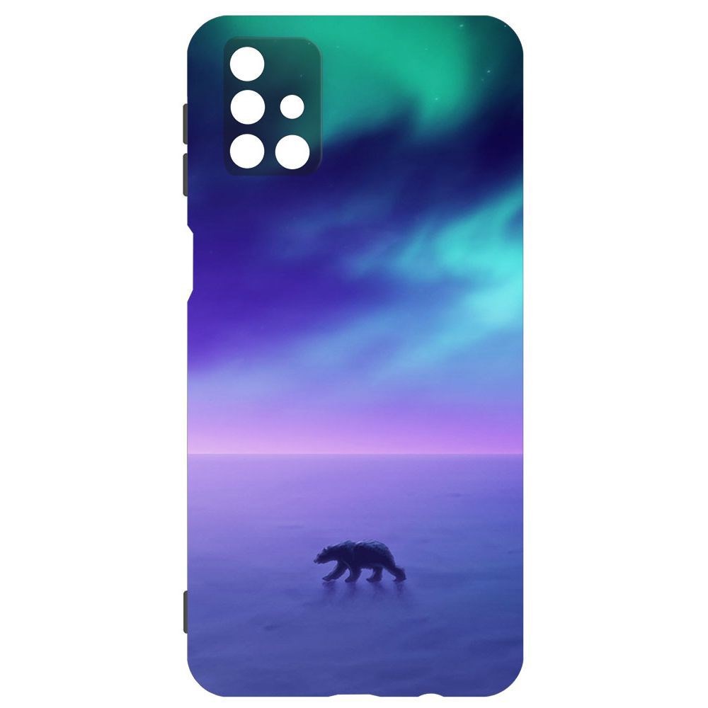 

Чехол-накладка Krutoff Софт Кейс Северное Сияние для Samsung Galaxy M31s (M317) черный