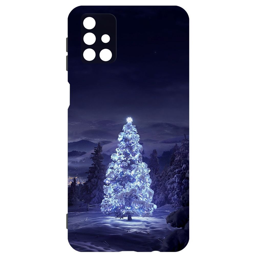 

Чехол-накладка Krutoff Софт Кейс Новогоднее чудо для Samsung Galaxy M31s (M317) черный