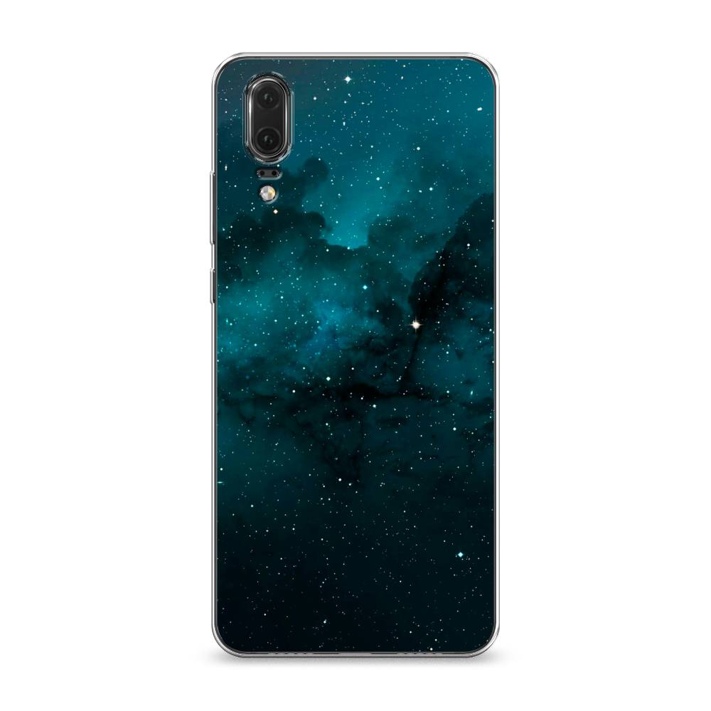 

Чехол на Huawei P20 "Синий космос", 64350-2
