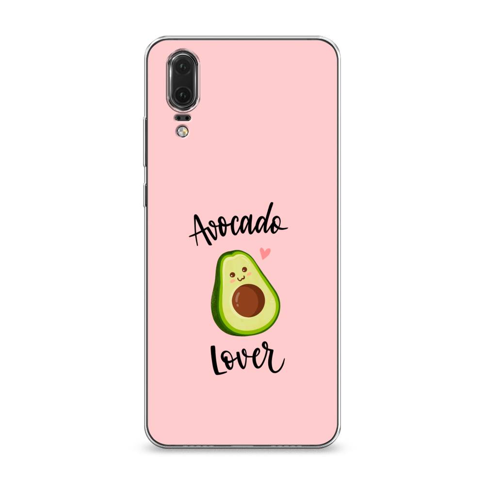 

Чехол на Huawei P20 "Avocado lover", Розовый;зеленый, 64350-6