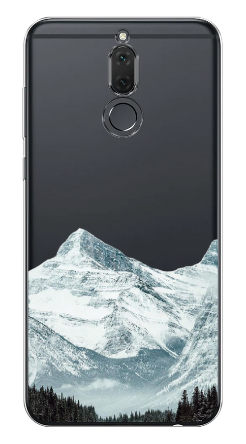 

Чехол на Huawei Nova 2i "Горы арт 1", Белый;зеленый, 64150-2